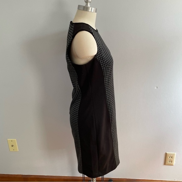 Laundry by Shelli Segal Houndstooth Sheath Dress- Size 8 - Picture 4 of 9